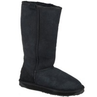 EMU Australia Women's Stinger Hi Premium Australian Sheepskin Boot Black Size 7