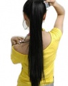 Pony Tail Wig long black for women lacefront wig hair wigsynthetic wig for party(wig tail, not full wig)