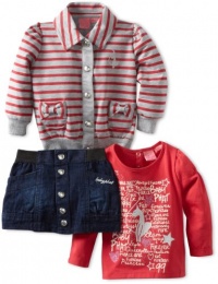 Baby Phat Infant 3 PC Denim Jacket/ Skirt Set,Dark Wash 18 Months Baby Phat Infant 3 PC Denim Jacket/ Skirt Set,Dark Wash 18 Months