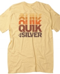 Catch the wave. This Quiksilver tee will have you working triple time. Catch the wave. This Quiksilver tee will have you working triple time.