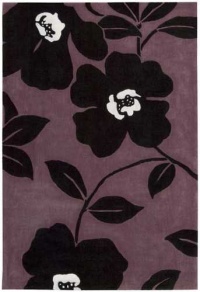 Nourison Citi Limits Lavender Floral 5-Feet by 7.6-Feet Polyacrylic Area Rug Nourison Citi Limits Lavender Floral 5-Feet by 7.6-Feet Polyacrylic Area Rug