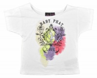 Baby Phat - Kids Girls 7-16 Glitter Tee Baby Phat - Kids Girls 7-16 Glitter Tee