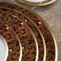 Noritake Xavier Gold Handled Hostess Tray Noritake Xavier Gold Handled Hostess Tray