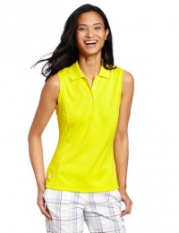 Adidas Golf Women's Climalite Sleeveless Solid Polo Adidas Golf Women's Climalite Sleeveless Solid Polo
