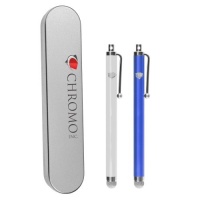 Chromo Inc.® Mesh Stylus Gift Set 2 Mesh Stylus in Chrome Gift Box - Extreme-Durable Pro Series - 1 Light Blue & 1 White Mesh Stylus Chromo Inc.® Mesh Stylus Gift Set 2 Mesh Stylus in Chrome Gift Box - Extreme-Durable Pro Series - 1 Light Blue & 1 White Mesh Stylus