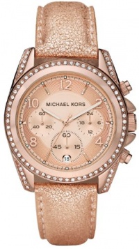 Michael Kors Blair Ladies Chronograph Rose Gold Women's Watch