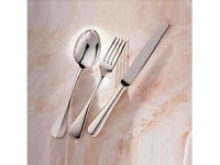With a dedication to perfection and quality, Christofle flatware creations unite craftsmanship and modern technique, resulting in flatware to be handed down through generations. The ribbed neck of the fork and spoon handles and the spare design of Filedio are inspired by 18th century styles. Named for Beethoven's opera. With a dedication to perfection and quality, Christofle flatware creations unite craftsmanship and modern technique, resulting in flatware to be handed down through generations. The ribbed neck of the fork and spoon handles and the spare design of Filedio are inspired by 18th century styles. Named for Beethoven's opera.