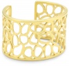 T Tahari Essential Gold Tone Open Work Cuff Bracelet