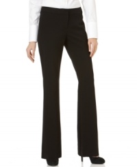 Classic straight-leg pants from T Tahari have an easy, flattering fit and versatile style. Classic straight-leg pants from T Tahari have an easy, flattering fit and versatile style.