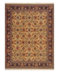 The Brighton area rug from the English Manor Collection is the epitome of style, graced with lush blossoms, orderly palmettes and lattice stems and vines. Woven of incredibly soft New Zealand wool with a cotton foundation for added strength. Finished with Karastan's patented Luster-Wash™ process for an antique-like find, perfect for any home. The Brighton area rug from the English Manor Collection is the epitome of style, graced with lush blossoms, orderly palmettes and lattice stems and vines. Woven of incredibly soft New Zealand wool with a cotton foundation for added strength. Finished with Karastan's patented Luster-Wash™ process for an antique-like find, perfect for any home.