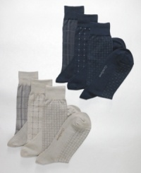 Stock your basics drawer with this 3 pack anti-microbial, odor-control Club Room socks. Stock your basics drawer with this 3 pack anti-microbial, odor-control Club Room socks.