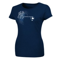 MLB New York Yankees Authentic Collection Change Up Short Sleeve Crew Neck Tee Women's MLB New York Yankees Authentic Collection Change Up Short Sleeve Crew Neck Tee Women's