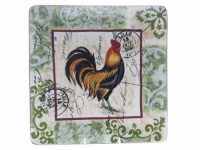 Certified International Lille Rooster 14-1/2-Inch Square Platter Certified International Lille Rooster 14-1/2-Inch Square Platter