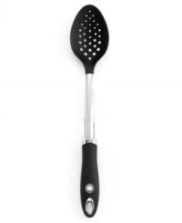 A high-quality slotted spoon is an essential ingredient in any kitchen tool collection. Its versatility is so incredible -- from stirring stew to draining as you serve -- you'll use it for almost every meal. Limited lifetime warranty. A high-quality slotted spoon is an essential ingredient in any kitchen tool collection. Its versatility is so incredible -- from stirring stew to draining as you serve -- you'll use it for almost every meal. Limited lifetime warranty.