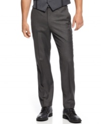 Make a bold statement with your style in the boardroom wearing these flat front pants from INC International Concepts. Make a bold statement with your style in the boardroom wearing these flat front pants from INC International Concepts.