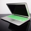 TopCase GREEN Keyboard Silicone Cover Skin for Macbook AIR 11 A1370 Late 2010 - Mid 2011(JULY) with TOPCASE� Logo Mouse Pad