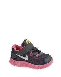Built with full-length Flywire that hugs the foot, the Nike LunarGlide running shoe provides stability and a comfortable fit throughout their run. Best for mild to moderate overpronators. Built with full-length Flywire that hugs the foot, the Nike LunarGlide running shoe provides stability and a comfortable fit throughout their run. Best for mild to moderate overpronators.