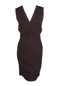 INC International Concepts Womens Petite Bandage V Neck Dress INC International Concepts Womens Petite Bandage V Neck Dress