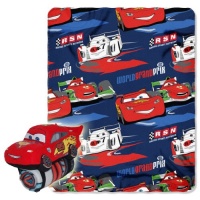 Disney, Cars 2, Acceleration 40-Inch-by-50-Inch Fleece Blanket with Character Pillow by The Northwest Company Disney, Cars 2, Acceleration 40-Inch-by-50-Inch Fleece Blanket with Character Pillow by The Northwest Company