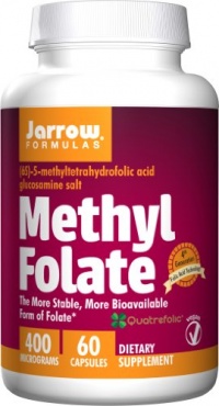 Jarrow Formulas Methyl Folate 5-MTHF Nutritional Supplement, 400 Mg, 60 Count Jarrow Formulas Methyl Folate 5-MTHF Nutritional Supplement, 400 Mg, 60 Count