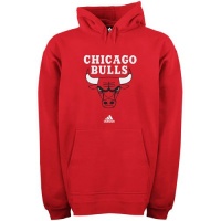 NBA adidas Chicago Bulls True Team Pullover Hoodie - Red NBA adidas Chicago Bulls True Team Pullover Hoodie - Red
