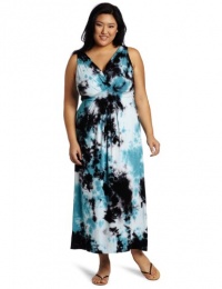 Karen Kane Women's Plus-Size Tie Dye Maxi Dress Karen Kane Women's Plus-Size Tie Dye Maxi Dress