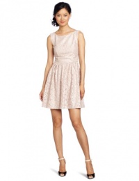 French Connection Women's Fast Twinkle Lace Dress, Pink, 2