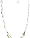 GURHAN Wheat Silver with High Karat Gold Accents Necklace