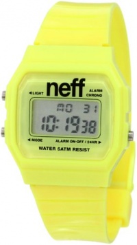 Neff Men's F11704-Yellow Old School Flava Yellow Watch