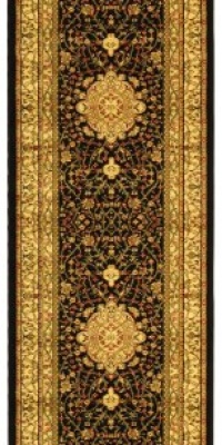 Area Rug 2x12 Runner Traditional Black - Creme Color - Safavieh Lyndhurst Rug from RugPal Area Rug 2x12 Runner Traditional Black - Creme Color - Safavieh Lyndhurst Rug from RugPal