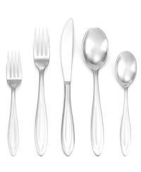 Shining in best-quality stainless steel, the Fontour flatware set includes four place settings with clean lines and a modern sensibility to complement a variety of dining styles. Pair with the Fontour hostess set, also by Ginkgo. Shining in best-quality stainless steel, the Fontour flatware set includes four place settings with clean lines and a modern sensibility to complement a variety of dining styles. Pair with the Fontour hostess set, also by Ginkgo.