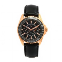 GUESS Women's 41006M2 GC Black Leather Black Dial Watch GUESS Women's 41006M2 GC Black Leather Black Dial Watch