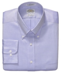 This classic never-iron dress shirt from Eagle will have no problem fitting right into your on-the-job wardrobe. This classic never-iron dress shirt from Eagle will have no problem fitting right into your on-the-job wardrobe.