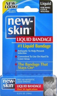 New-Skin Liquid Bandage, First Aid Liquid Antiseptic, Over 50 Applications, 0.3 Fluid Ounce