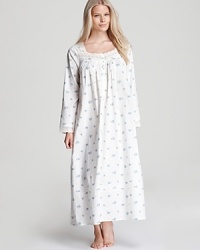 This ballet nightgown features the delicate floral print and details you've come to love from Eileen West in a longsleeve silhouette. This ballet nightgown features the delicate floral print and details you've come to love from Eileen West in a longsleeve silhouette.