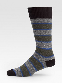Wardrobe staple shaped in a rich, cotton blend and accented with a slubbed, antique finish.Mid-calf height41% cotton/33% wool/22% nylon/1% silk/1% spandex Machine washImported of Italian fabric Wardrobe staple shaped in a rich, cotton blend and accented with a slubbed, antique finish.Mid-calf height41% cotton/33% wool/22% nylon/1% silk/1% spandex Machine washImported of Italian fabric