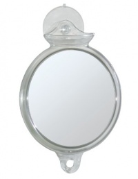 InterDesign Fog Away Suction Mirror, Clear InterDesign Fog Away Suction Mirror, Clear