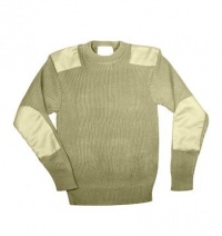 8346 G.I. STYLE KHAKI ACRYLIC COMMANDO SWEATER 8346 G.I. STYLE KHAKI ACRYLIC COMMANDO SWEATER