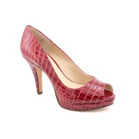 Nine West Danee Peep Toe Platforms Shoes Red Womens Nine West Danee Peep Toe Platforms Shoes Red Womens