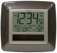 La Crosse Technology WT-8112U Solar Atomic Digital Clock with Indoor Temperature, Humidity La Crosse Technology WT-8112U Solar Atomic Digital Clock with Indoor Temperature, Humidity