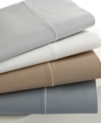 Crafted with a simple design and luxe texture, this Linea Roma sheet set features 320-thread count cotton sateen and your choice of four neutral tones. Crafted with a simple design and luxe texture, this Linea Roma sheet set features 320-thread count cotton sateen and your choice of four neutral tones.