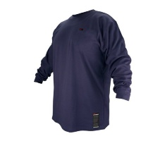 Black Stallion FTL6-NVY Navy Flame Resistant Cotton Long-sleeve T-Shirt - Large Black Stallion FTL6-NVY Navy Flame Resistant Cotton Long-sleeve T-Shirt - Large
