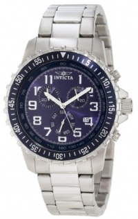 Invicta Men's 6621 II Collection Chronograph Stainless Steel Blue Dial Watch Invicta Men's 6621 II Collection Chronograph Stainless Steel Blue Dial Watch