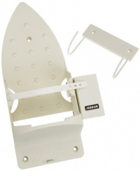 Jerdon JD84 Iron and Ironing Board Mounting Caddy with Non-Burn Surface, White Finish Jerdon JD84 Iron and Ironing Board Mounting Caddy with Non-Burn Surface, White Finish