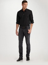 Crisp, clean, classic and designed for any man's wardrobe in tailored cotton.Buttonfront Cotton Dry clean Made in Italy Crisp, clean, classic and designed for any man's wardrobe in tailored cotton.Buttonfront Cotton Dry clean Made in Italy