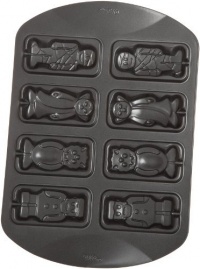 Wilton Monster Nonstick 8 cavity Cookie Pop Pan Wilton Monster Nonstick 8 cavity Cookie Pop Pan