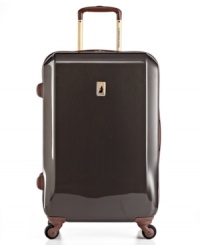 On the dot. A quick change to the way you travel is in this bag, which features an ultra-durable, lightweight hardside spinner construction in a subtle, yet stylish, speckled print. A smart interior, with built-in suiter, divided compartments and integrated shoe pockets, revolutionizes everything from packing to living well away from home. 10-year limited warranty. On the dot. A quick change to the way you travel is in this bag, which features an ultra-durable, lightweight hardside spinner construction in a subtle, yet stylish, speckled print. A smart interior, with built-in suiter, divided compartments and integrated shoe pockets, revolutionizes everything from packing to living well away from home. 10-year limited warranty.