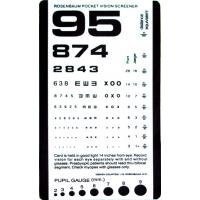 Grafco Pocket Size Plastic Eye Chart, 6 3/8 x 3 1/2 Model # 1243 Grafco Pocket Size Plastic Eye Chart, 6 3/8 x 3 1/2 Model # 1243
