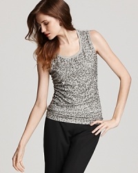 Illuminate your every day in this Lafayette 148 New York stretch cotton tank, scattered with sequins for trend-right style from the office to after hours. Illuminate your every day in this Lafayette 148 New York stretch cotton tank, scattered with sequins for trend-right style from the office to after hours.