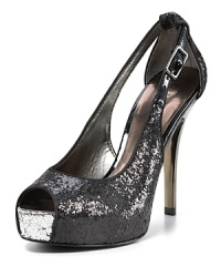 Glitter isn't just for kids anymore--the trend is back in full force, and we can't think of a better way to embrace it than with the Hondola2 platforms from GUESS. Glitter isn't just for kids anymore--the trend is back in full force, and we can't think of a better way to embrace it than with the Hondola2 platforms from GUESS.